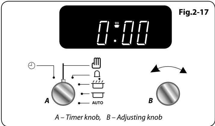 FALCON PROFESSIONAL FX90 MIXTE INOX - Setting the Minute Minder - 6