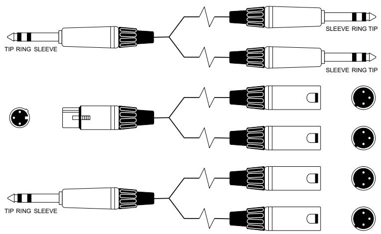 SOUNDCRAFT MPMI - TYPICAL CONNECTING LEADS - 44