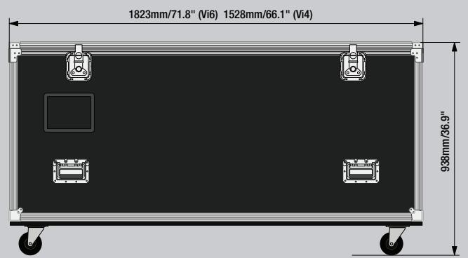 SOUNDCRAFT VI SERIES - Control Surface Dimensions. - 2