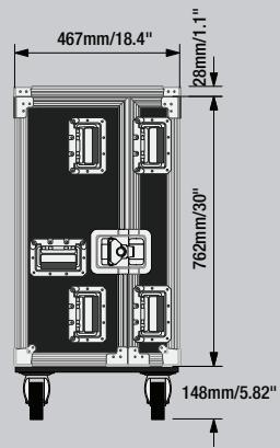 SOUNDCRAFT VI SERIES - Control Surface Dimensions. - 3