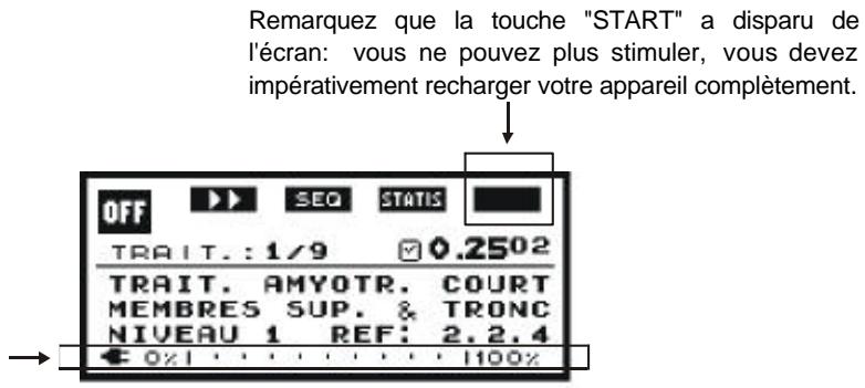COMPEX -2 - Signal "batterie complètement déchargée" - 1