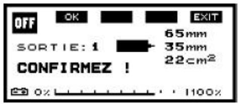 COMPEX -2 - d) Sécurité du traitement, confirmation des surfaces - 1