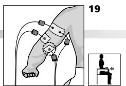 COMPEX MI THETA PRO - Placement des électrodes et position du corps - 1