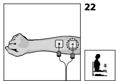 COMPEX MI THETA PRO - Placement des électrodes et position du corps - 1