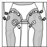 COMPEX MI THETA PRO - Placement des électrodes et position du corps - 1