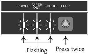 CITIZEN CD-S500 - Setting the mode - 1