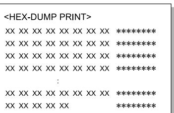 CITIZEN CD-S500 - Passez en mode HEX dump - 2