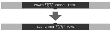 CITIZEN CD-S500 - LED Name Sheet - 1