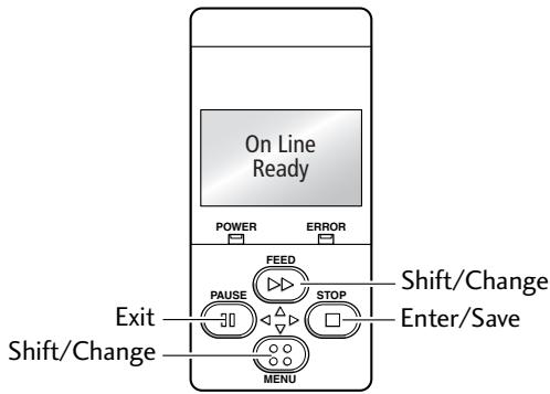CITIZEN CL-S700 - Menu Setup Mode - 1