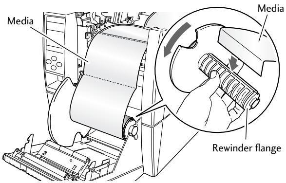 CITIZEN CL-S700 - Using the Rewinder as a Peeler (CL-S700R models/Peeling Mode) - 5