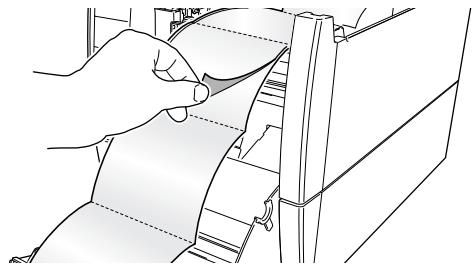 CITIZEN CL-S700 - Using the Rewinder as a Peeler (CL-S700R models/Peeling Mode) - 4