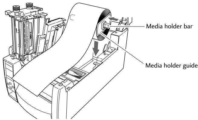CITIZEN CL-S700 - Installing the Media - 2