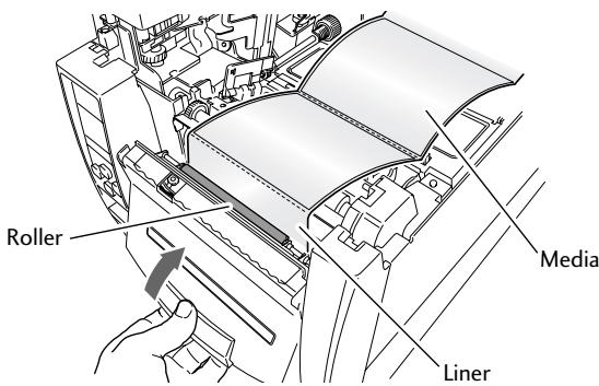 CITIZEN CL-S700 - Using the Rewinder as a Peeler (CL-S700R models/Peeling Mode) - 6