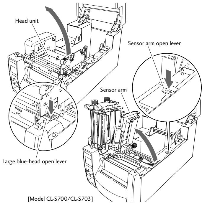 CITIZEN CL-S700 - Installing the Media - 1