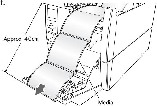 CITIZEN CL-S700 - Using the Rewinder as a Peeler (CL-S700R models/Peeling Mode) - 3