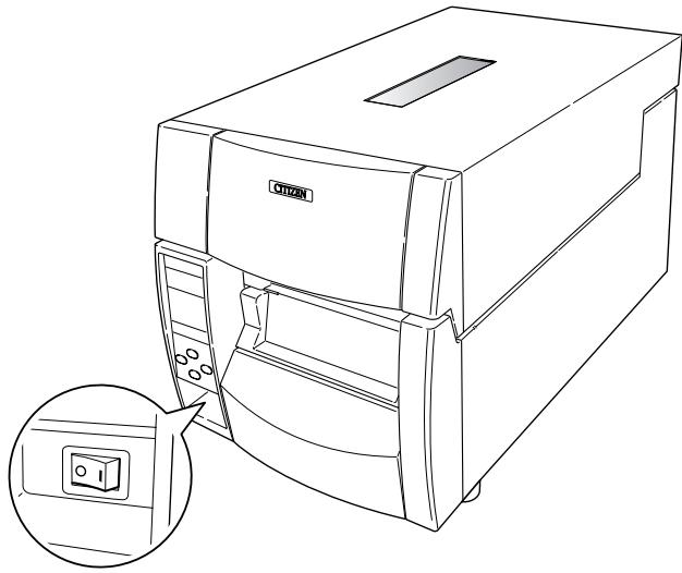 CITIZEN CL-S700 - Turning off the power - 1
