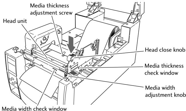CITIZEN CL-S700 - Installing the Media - 4