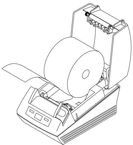 CITIZEN CT-S280 - Colocacion/Cambio del Rollo de Papel - 1