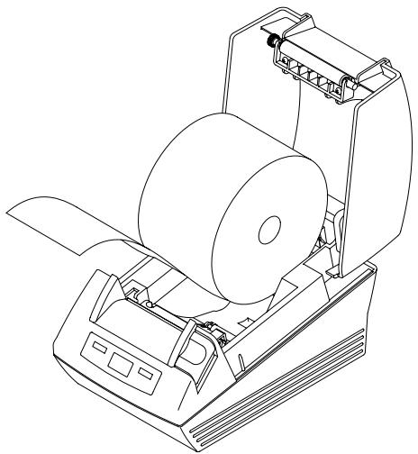 CITIZEN CT-S280 - Setting/Replacing Paper Rolls - 1
