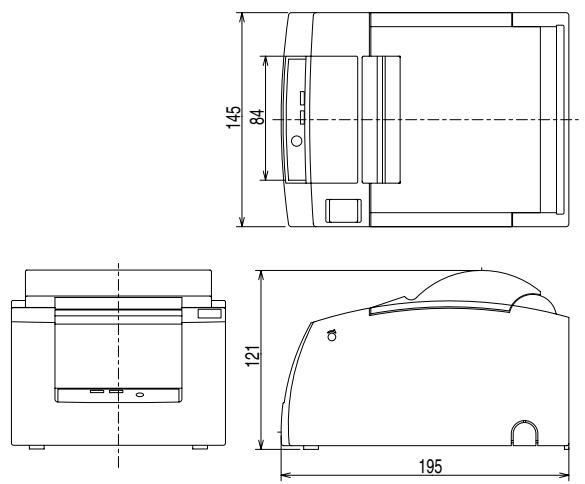 CITIZEN CT-S300 - External Views and Dimensions - 1