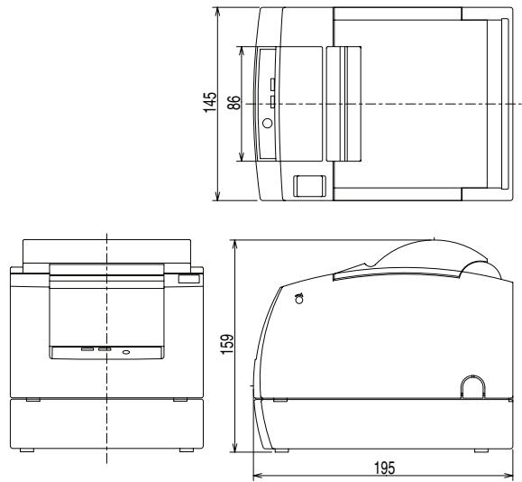 CITIZEN CT-S300 - External Views and Dimensions - 2