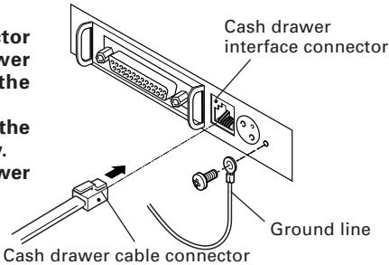 CITIZEN CT-S300 - Connecting the Cash Drawer - 1