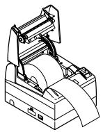 CITIZEN CT-S4000DCM - Mise en place/remplacement des rouleaux de papier - 1