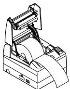 CITIZEN CT-S4000DCM - Einsetzen/Auswechseln von Papierrollen - 1