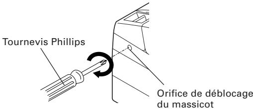 CITIZEN CT-S4000DCM - Quand le capot de papier ne peut pas être ouvert - 1