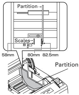 CITIZEN CT-S4000DCM - Partition for Paper Roll - 1