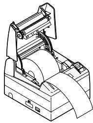CITIZEN CT-S4000DCM - Setting/Replacing the paper roll - 2