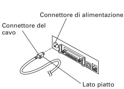 CITIZEN CT-S4000L - Collegamento del cavo di alimentazione c.a. - 2