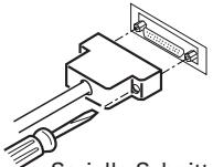 CITIZEN CT-S4000L - Anschließen der Schnittstellenkabel - 1