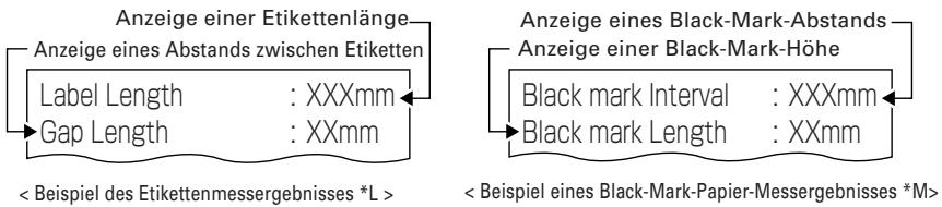 CITIZEN CT-S4000L - Führen Sie den Papiermessvorgang aus - 1