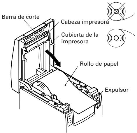 CITIZEN CBM-1000 II - Colocación/cambio de rollos de papel - 1
