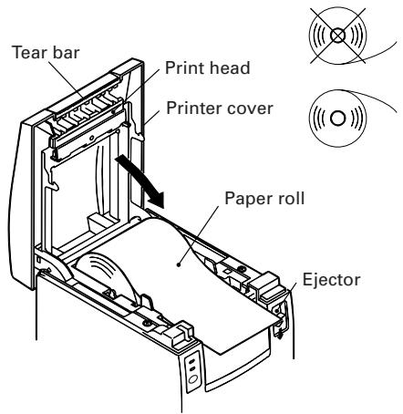 CITIZEN CBM-1000 II - Setting/Replacing Paper Rolls - 1
