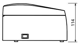 CITIZEN CBM-1000 II - APPENDIX 1. OUTLINE DRAWING - 5