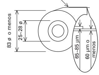 CITIZEN CBM-1000 II - Hoja tírmica para etiquetas (detección de separación de etiquetas) * Sólo L-Spec. - 3