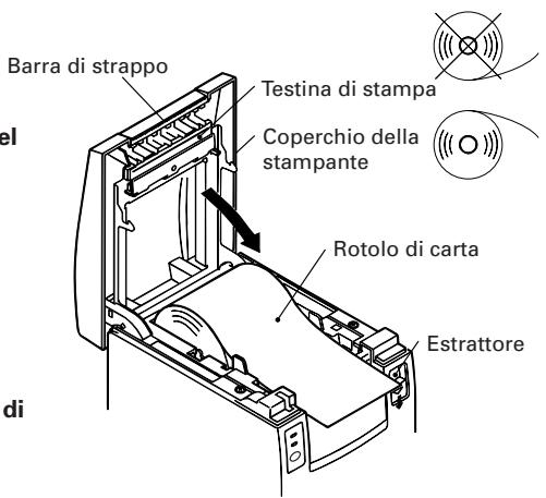 CITIZEN CBM-1000 II - Sistema/sostituzione dei rotoli di carta - 1