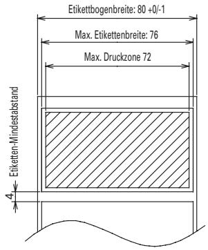 CITIZEN CBM-1000II - (2)Thermo-Etikettendruckpapier (Etikettenabstand-Detektion) - 1