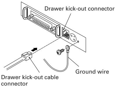 CITIZEN CBM-1000II - Connecting the Drawer Kick-Out Connector - 1