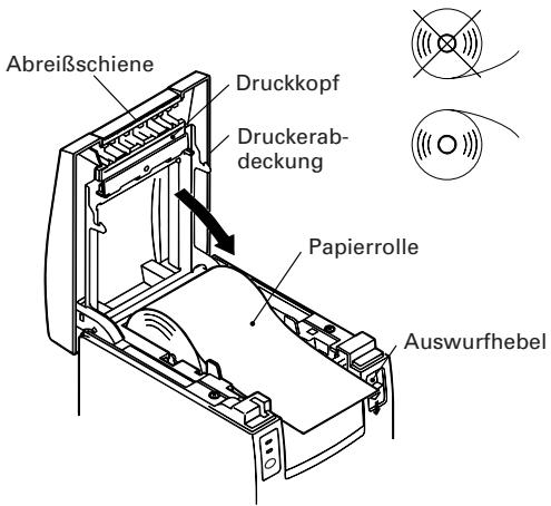CITIZEN CBM-1000II - Einlegen/Auswechseln von Papierrollen - 1