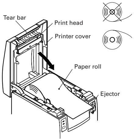 CITIZEN CBM-1000II - Setting/Replacing Paper Rolls - 1