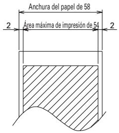 CITIZEN CBM-1000II - Especificaciones del papel de impresión y posición de impresión - 2