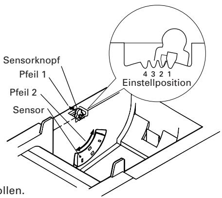 CITIZEN CBM-1000II - Einstellen des Papierende-Sensors - 1