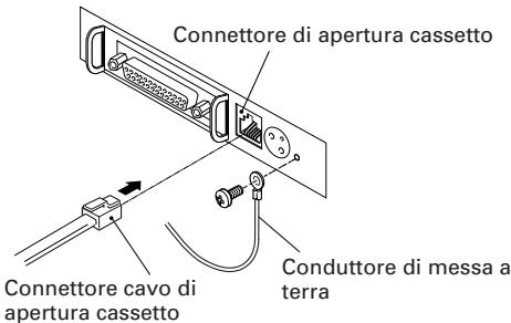 CITIZEN CBM-1000II - Collegamento del connettore di apertura cassetto - 1