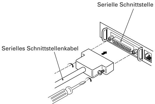 CITIZEN CBM-1000II - Anschließen der Schnittstellenkabel - 1