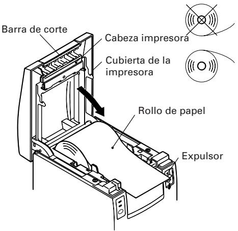 CITIZEN CBM-1000II - Colocación/cambio de rollos de papel - 1