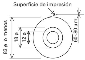 CITIZEN CBM-1000II - Especificaciones del papel de impresión y posición de impresión - 3