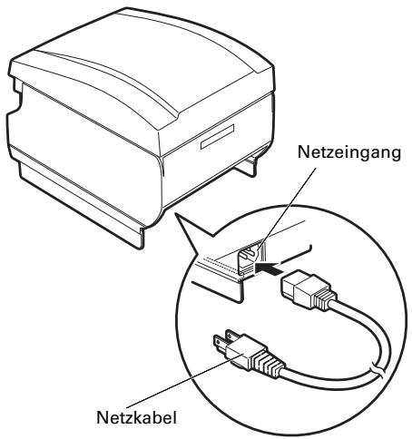 CITIZEN CT-S651 - Anschlieben des Netzkabels - 1